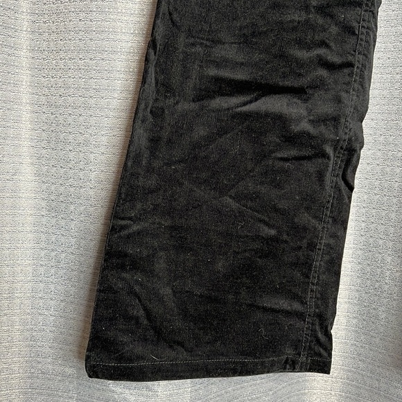 ANNE KLEIN BLACK VELVET LIKE SWING TIME PANTS Size 12 NWT - Picture 4 of 11